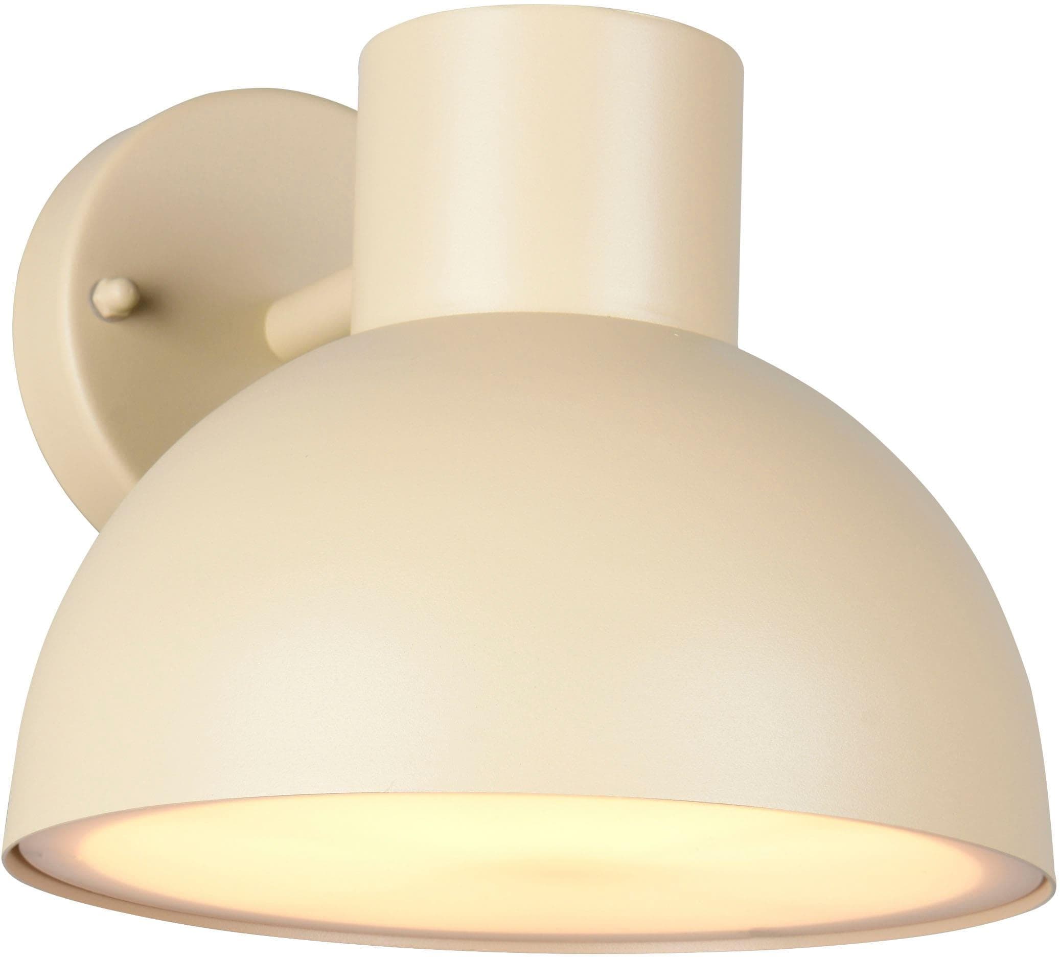Trio Außenwandleuchte Elbe Sandbeige Aluminium-Druckguss E27