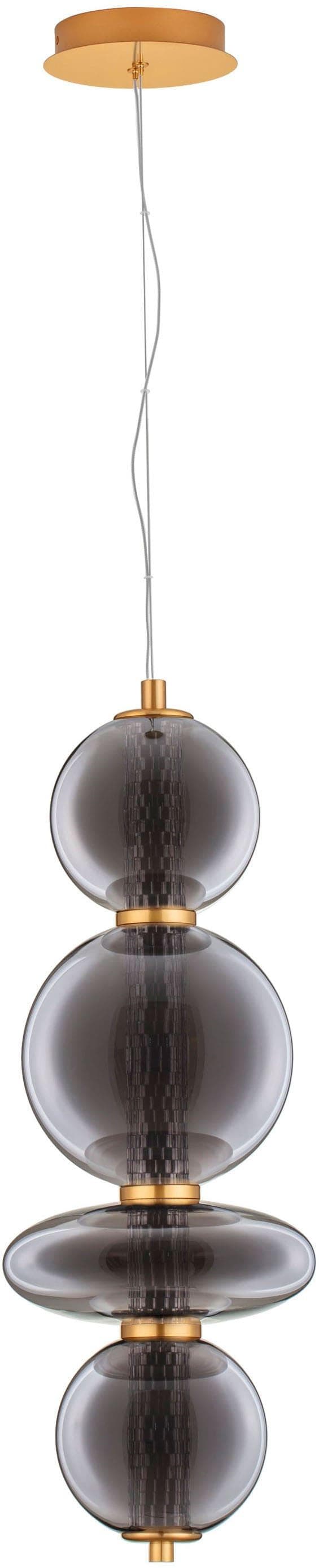 NOVA LUCE Pendelleuchte NAVI Gold LED