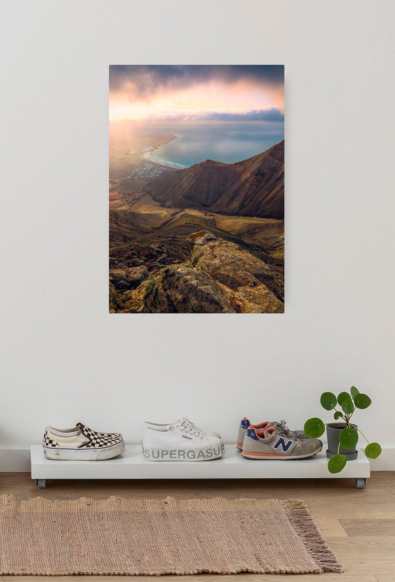 Komar Leinwandbild Cliffs of Famara 40x60cm Bunt