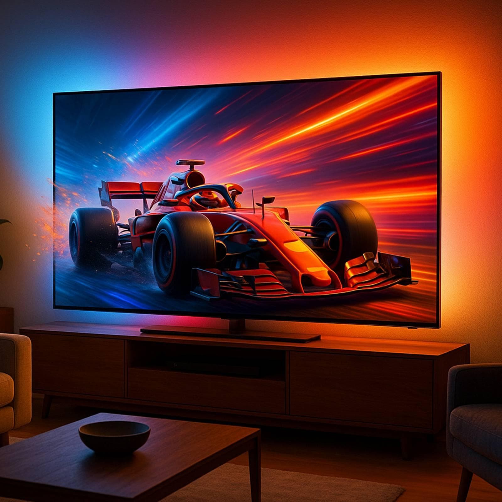 Calex Smart HDMI Sync Box Set mit LED-Streifen, 250 cm, RGBW