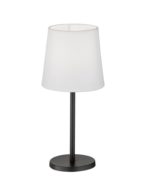 easy! BY FHL Tischleuchte Eve: Weißer Stoffschirm mit Ein-/Ausschalter