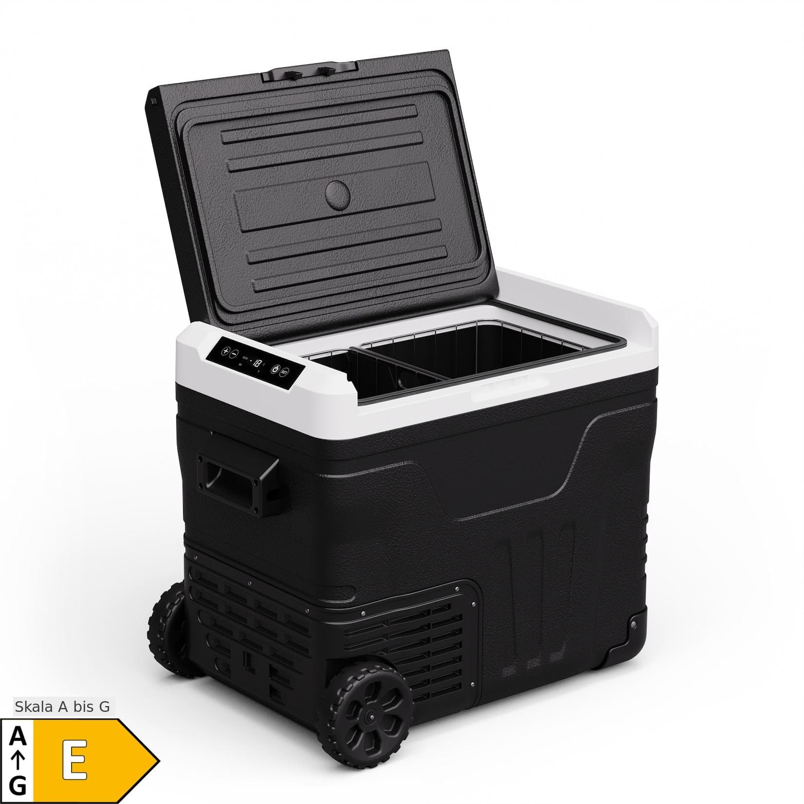Klarstein PolarForce 50L Kompressor-Kühlbox Schwarz LCD-Panel