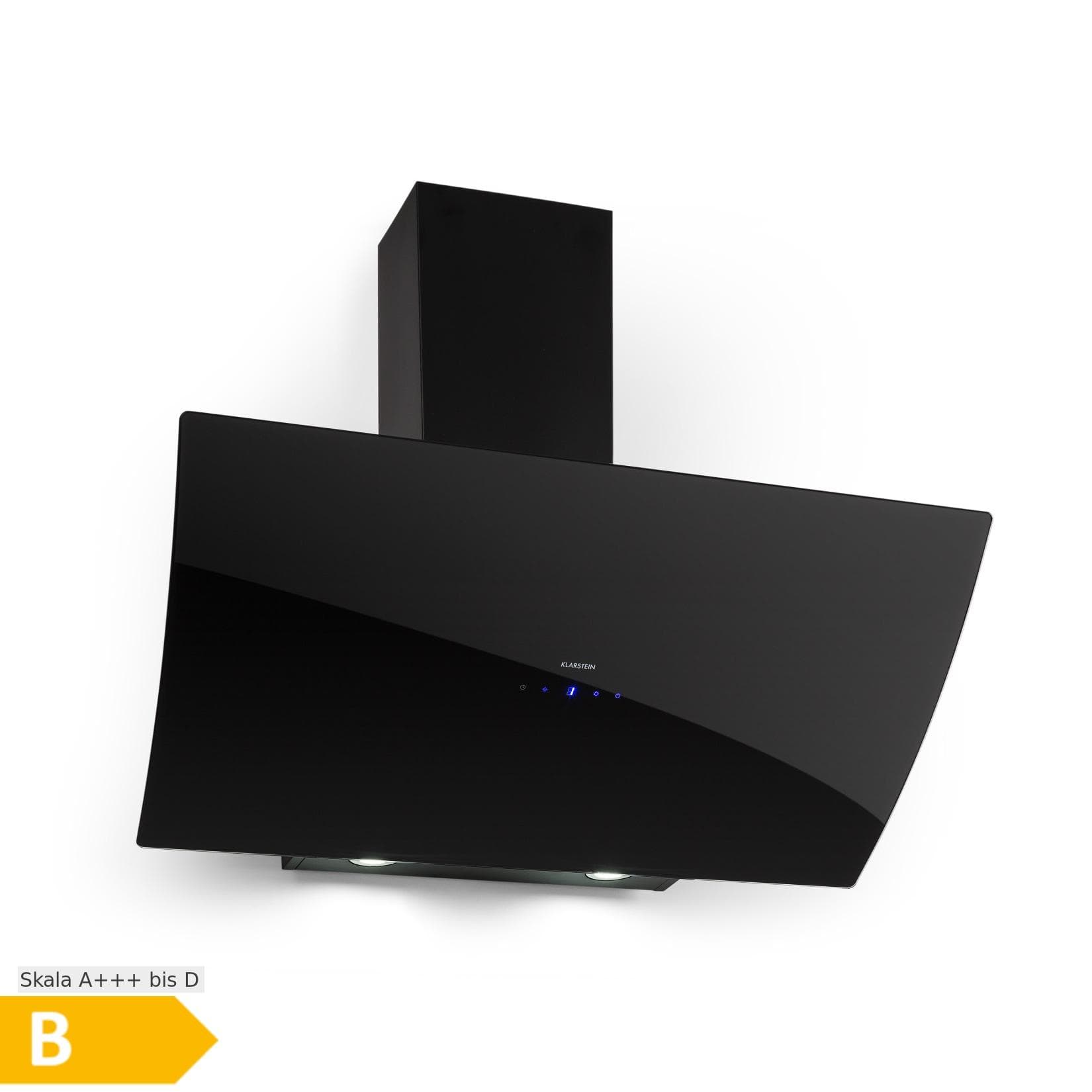 Klarstein Annabelle 60 Dunstabzugshaube 595 m³/h Touch-Armatur Schwarz