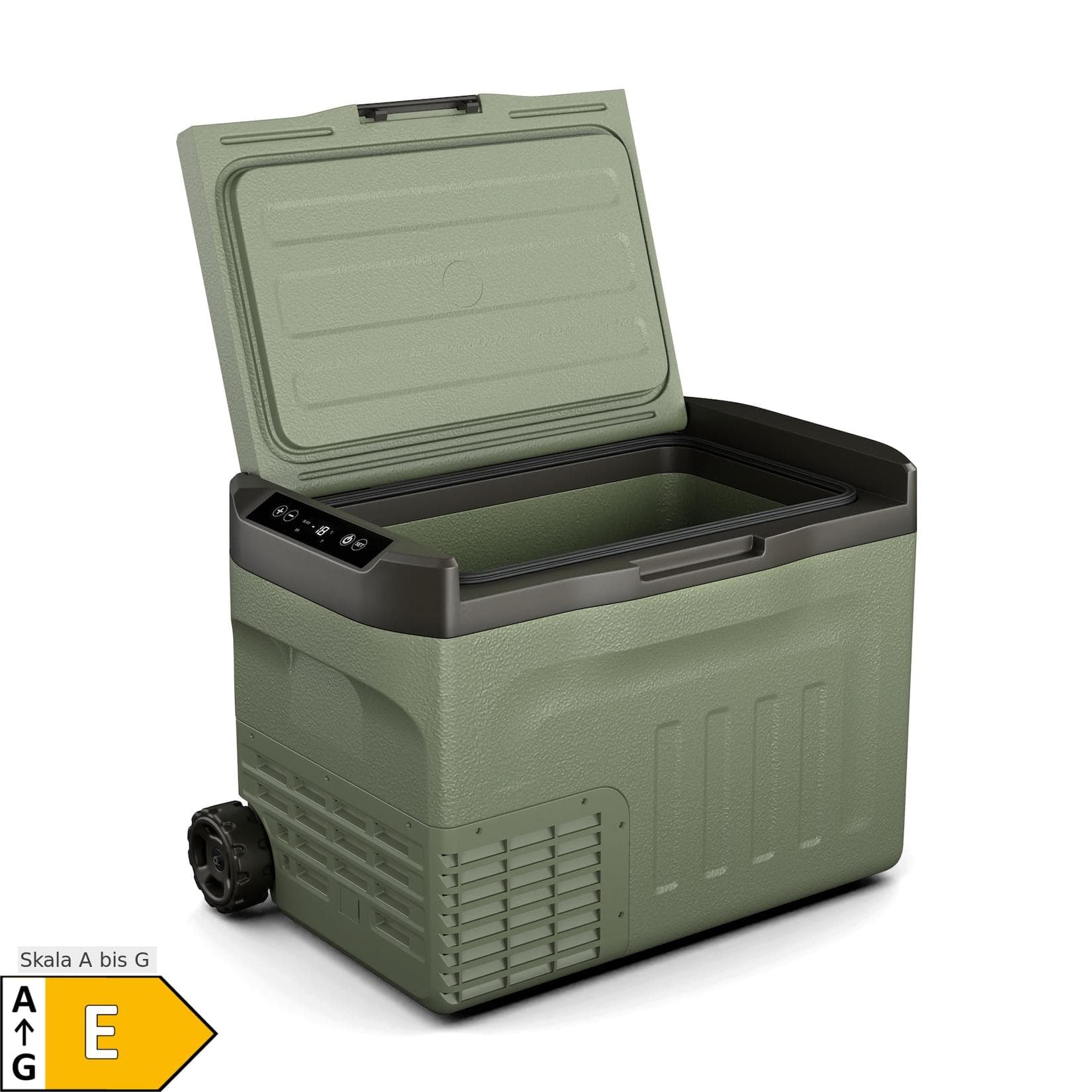 Klarstein PolarForce 30L Kompressor-Kühlbox Grün LCD-Panel