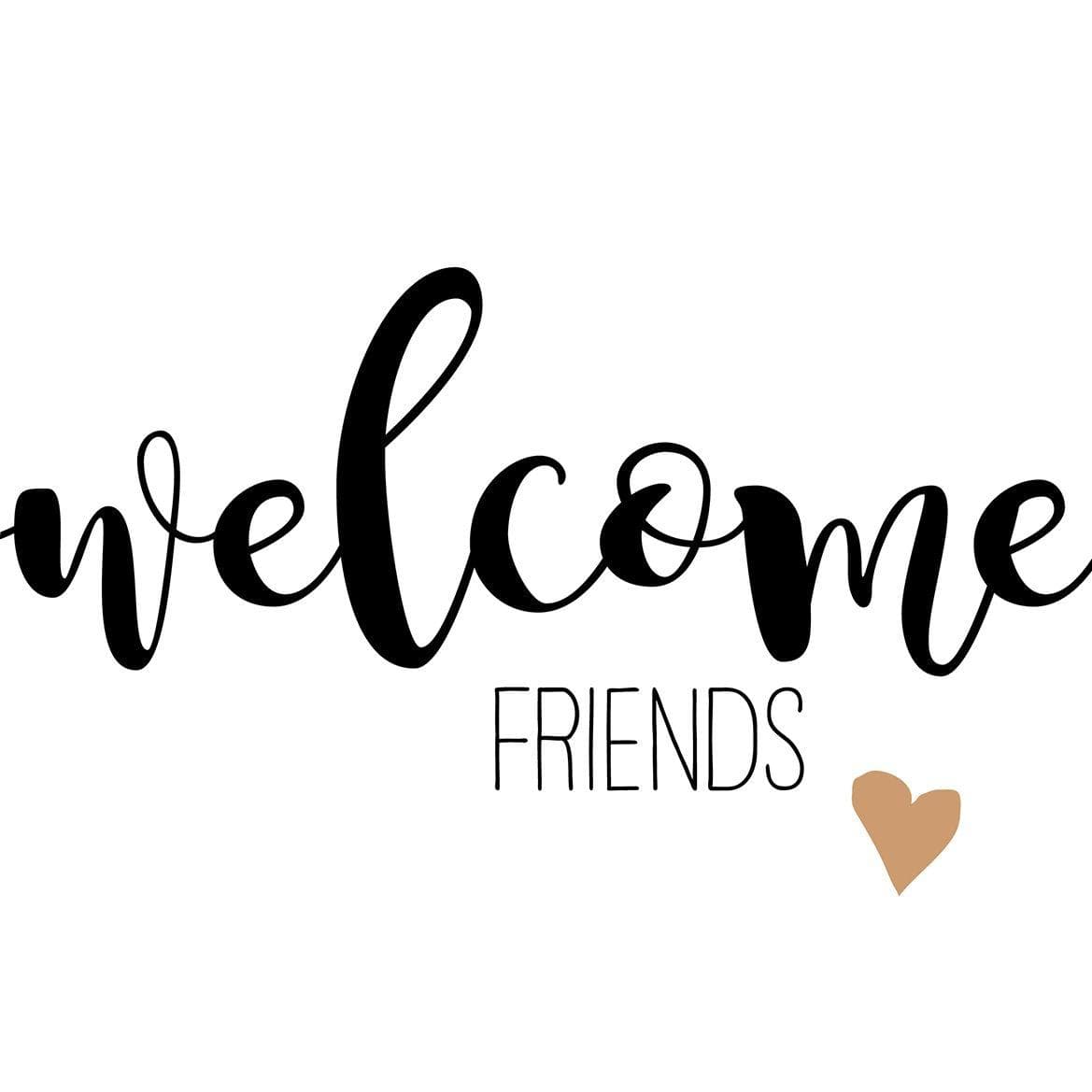 Ostermann Servietten WELCOME FRIENDS