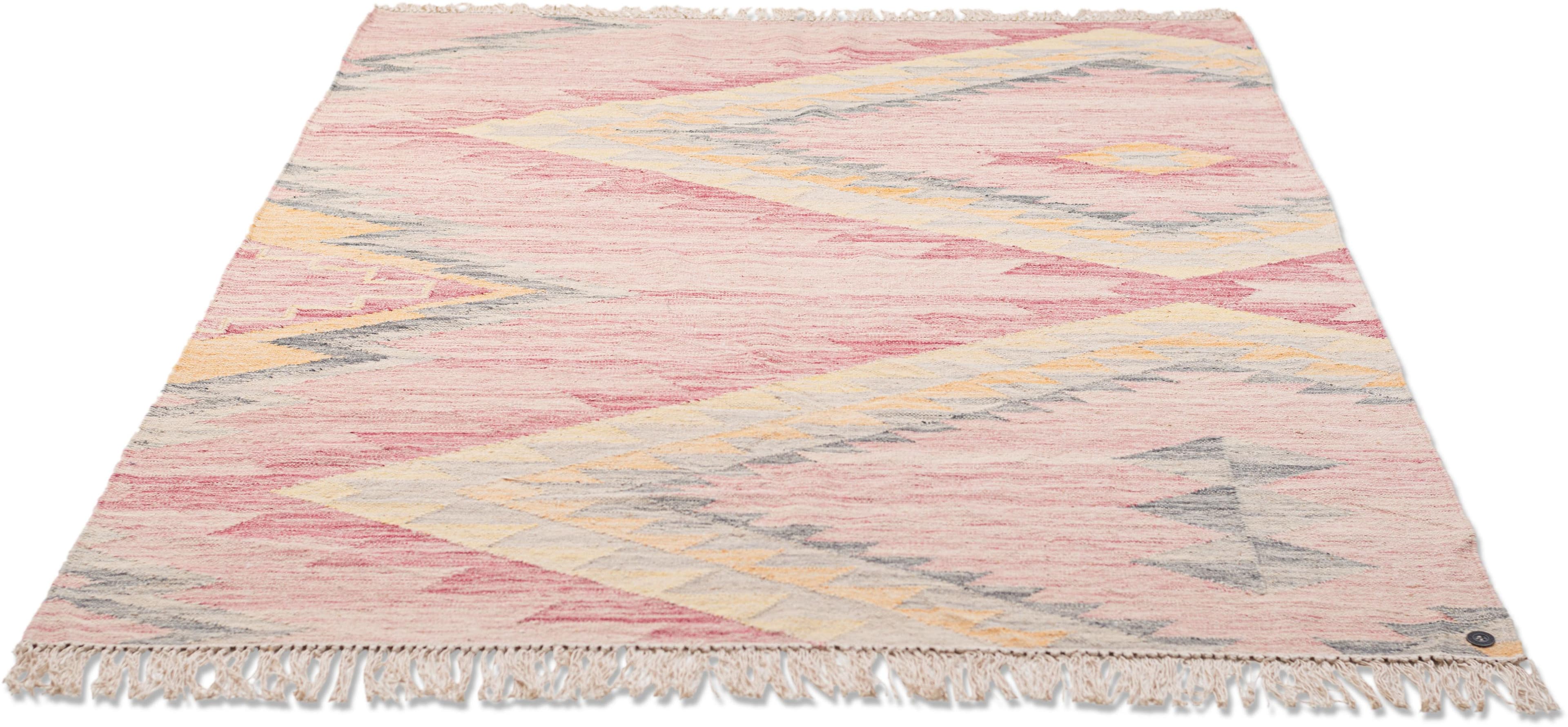 Wollteppich Boho Vintage Lila