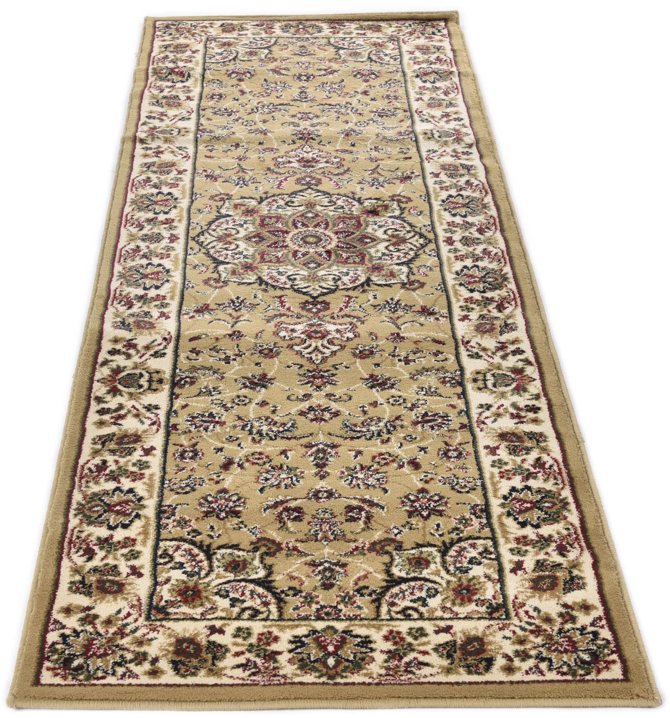 THEKO Teppich Hamadan 359 Camel Orientalisch Kurzflor