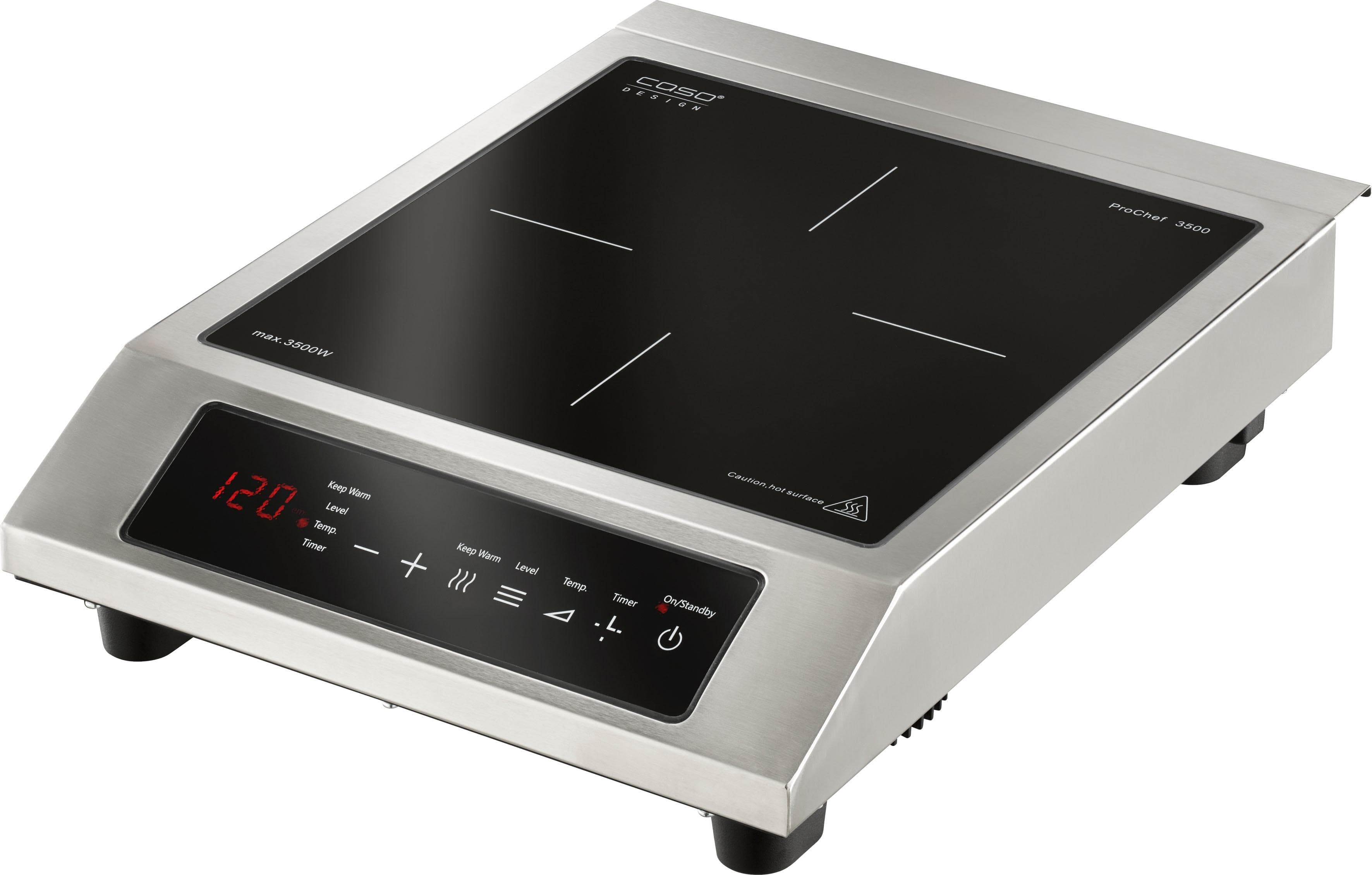 CASO Einzel-Induktionskochplatte 2364 Pro Chef 3500 Schwarz Silber