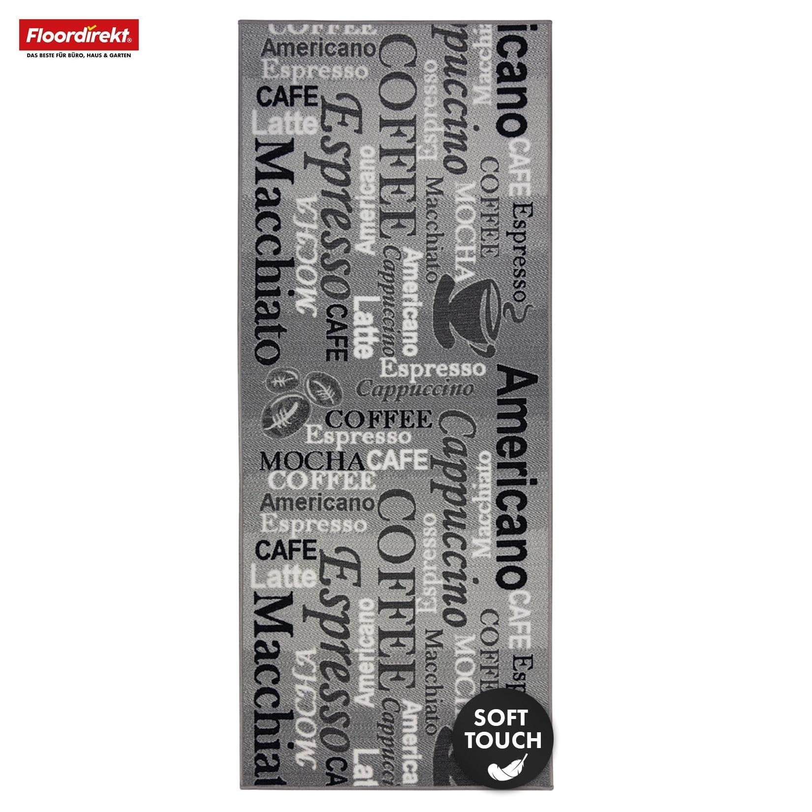 Teppich-Läufer nach Maß Coffee Grau - Individuell Anpassbar