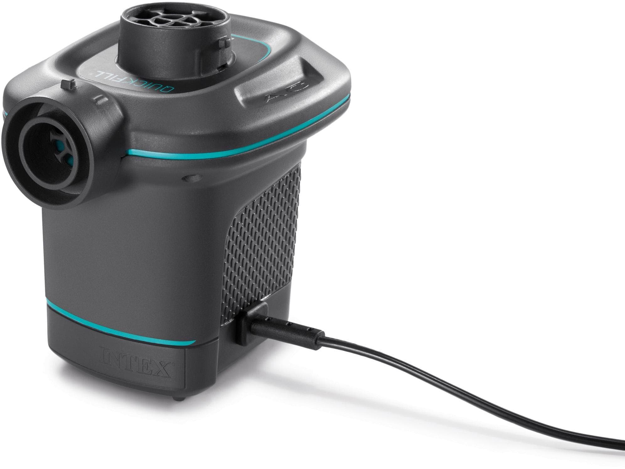 Intex Luftbett Quick-Fill Schwarz 1-tlg