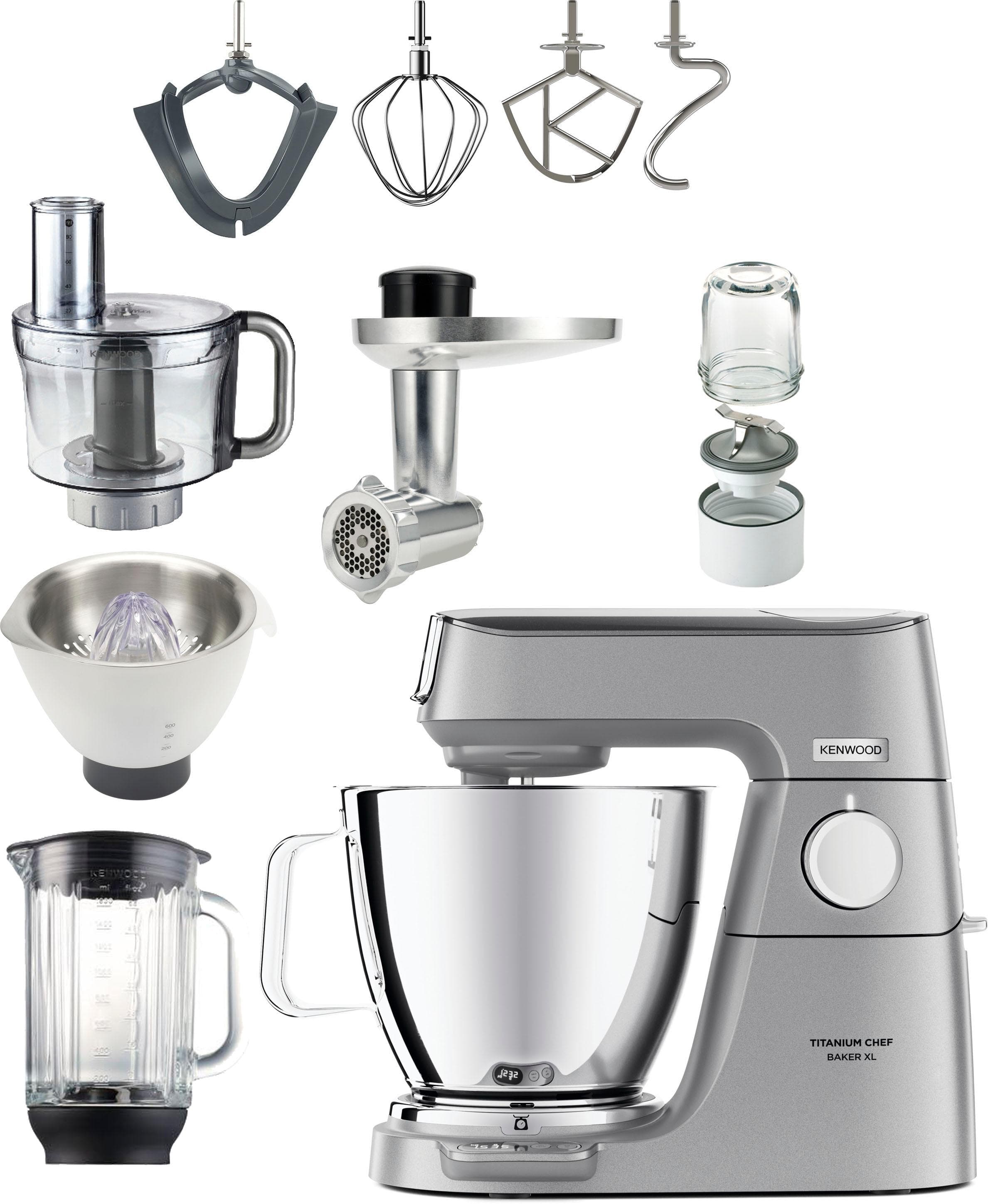 Kenwood Titanium Chef Baker XL KVL85.704SI Küchenmaschine Silber