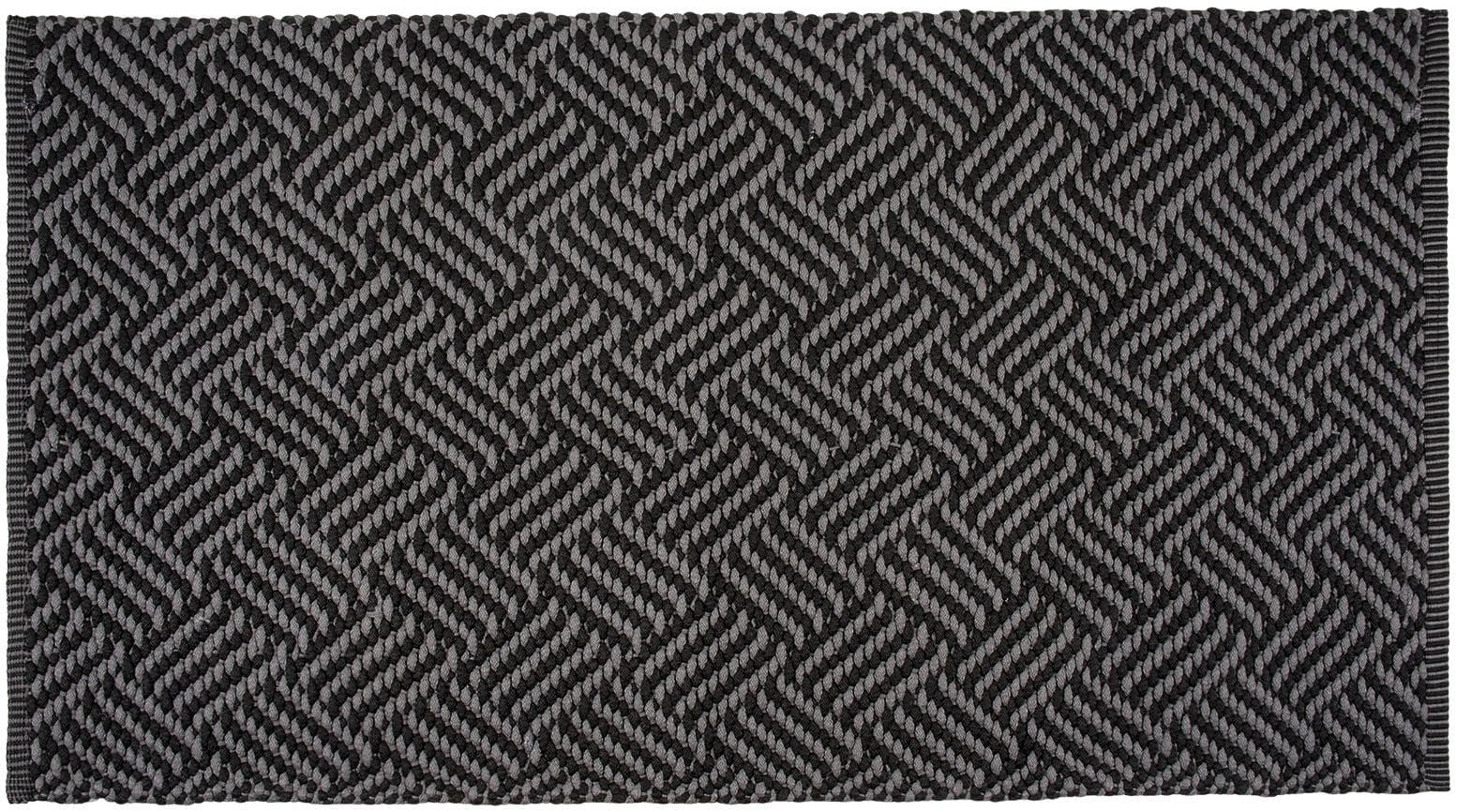 Fußmatte PAD "EDGE, Schmutzfangmatte" Stone Schwarz Kunstfaser