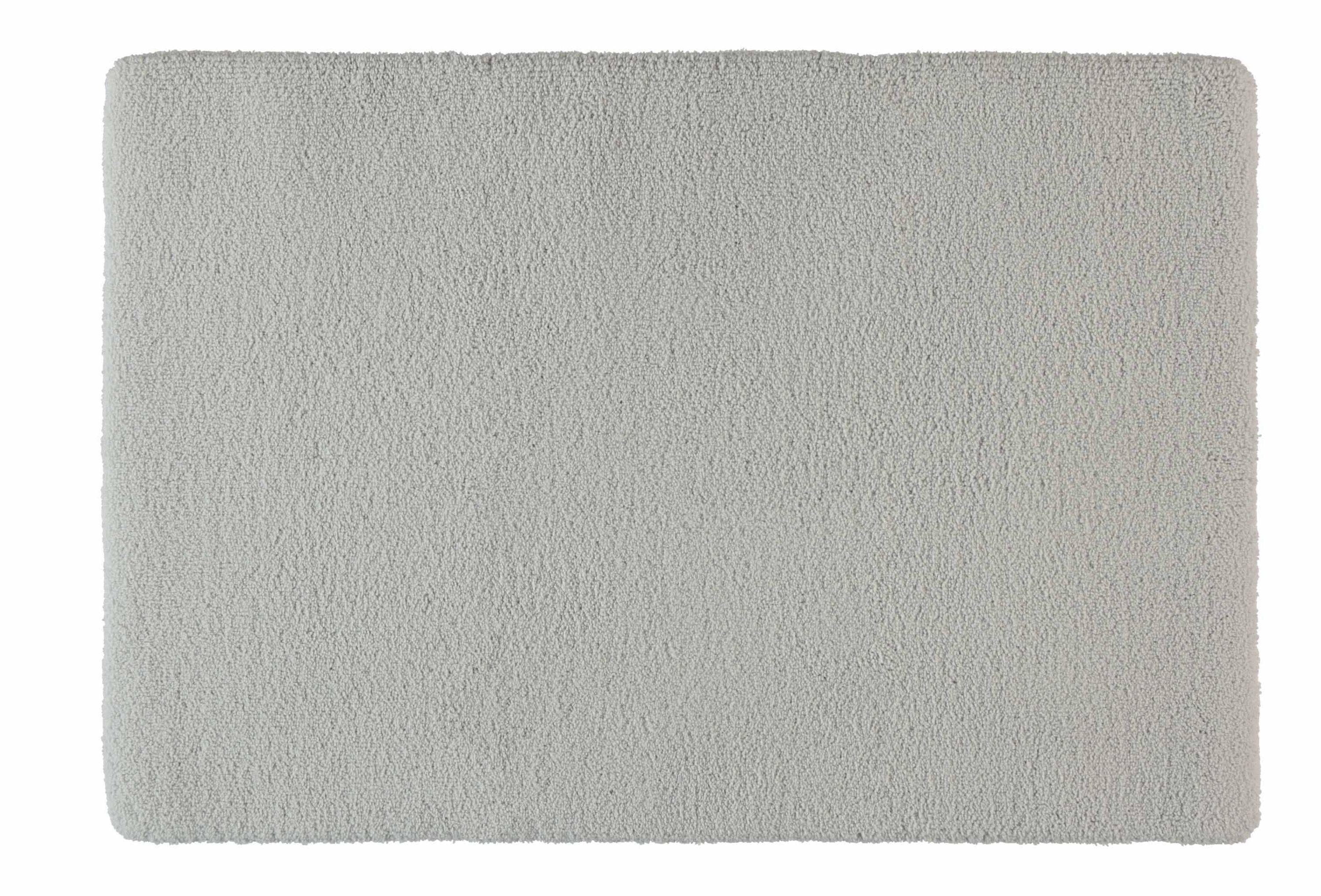 Badematte RHOMTUFT SQUARE Perlgrau Polyamid 50 x 60 cm