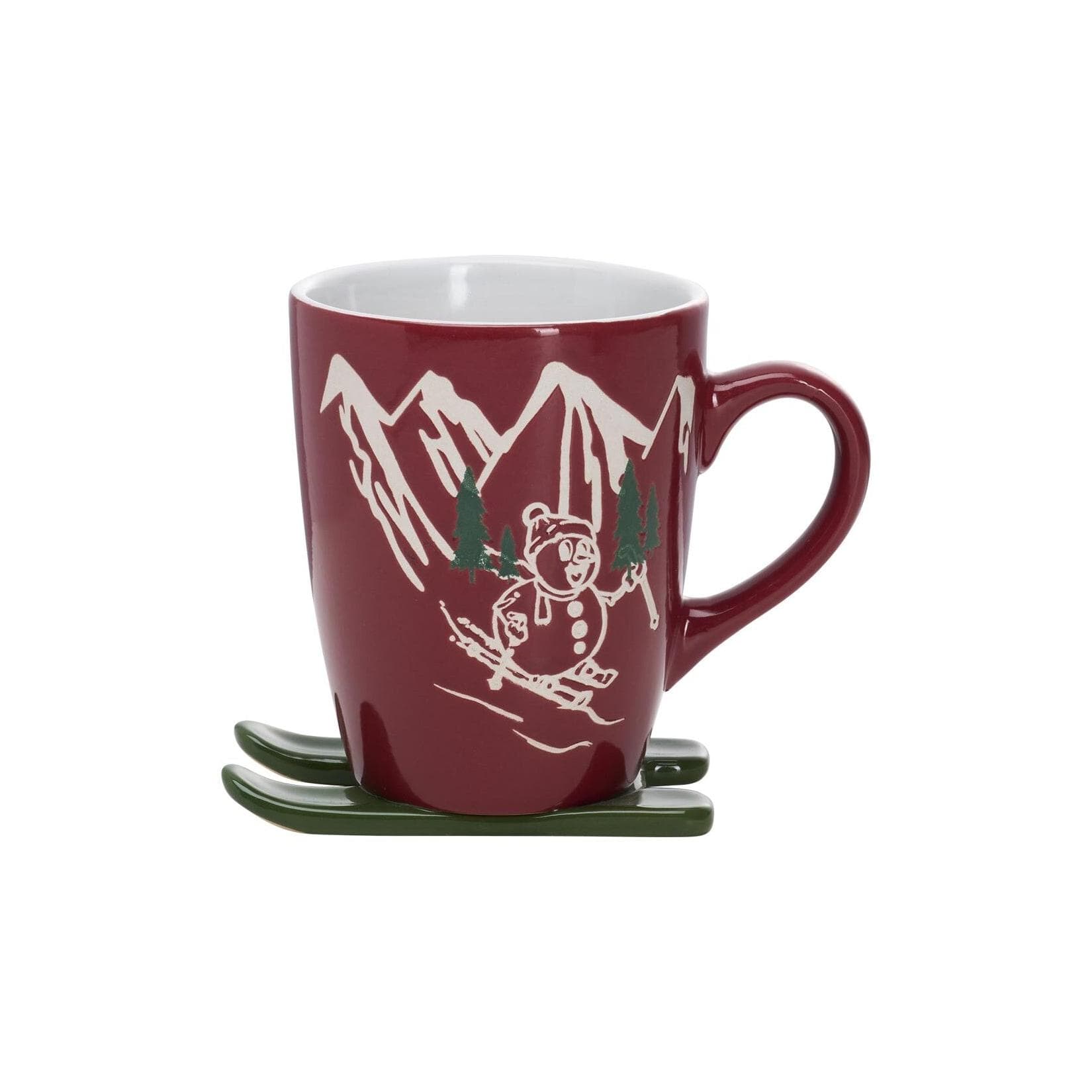 Ritzenhoff & Breker Kaffeebecher auf Ski Aspen 340 ml 24er Set Rot