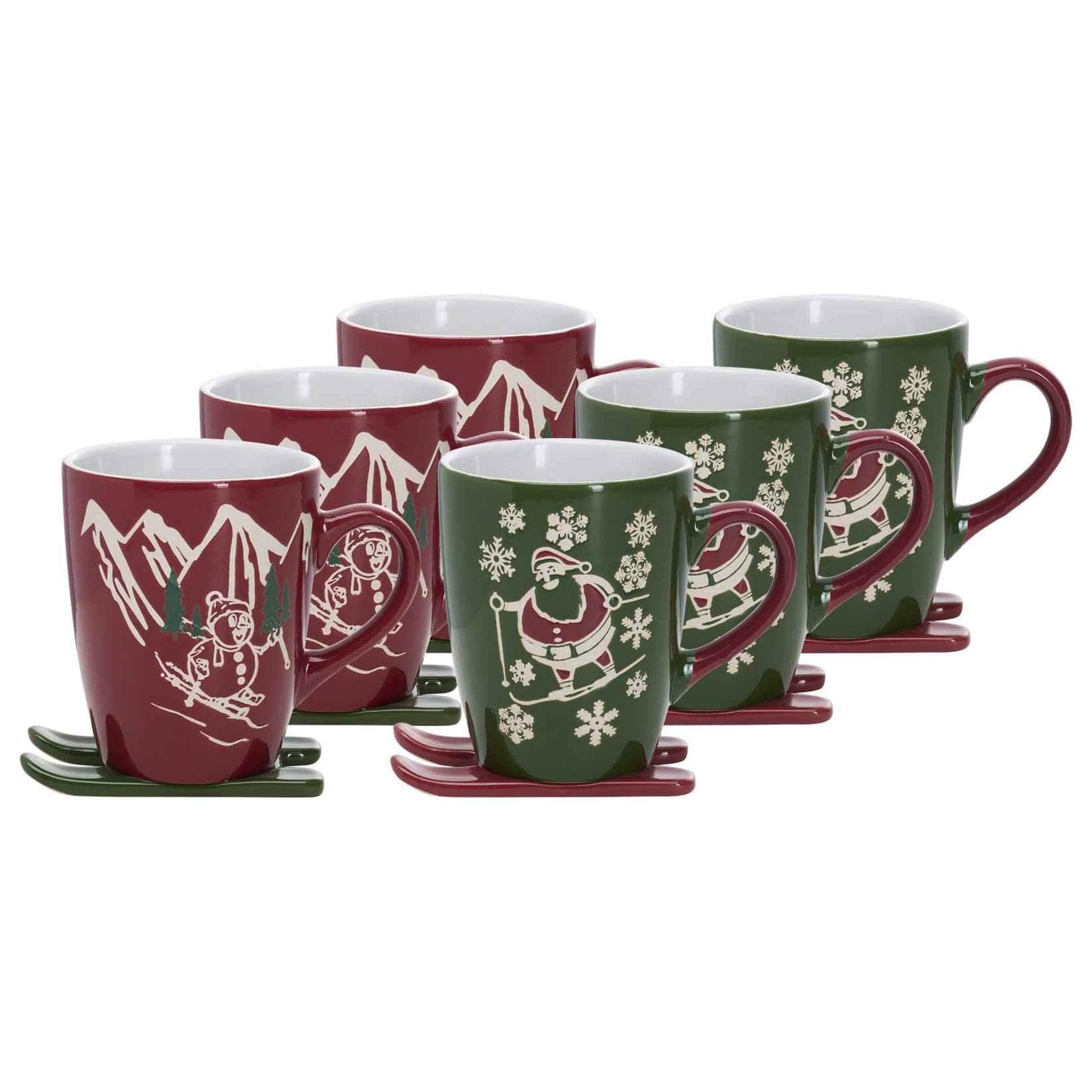 Ritzenhoff & Breker Kaffeebecher Ski Aspen/Whistler 340 ml 6er Set