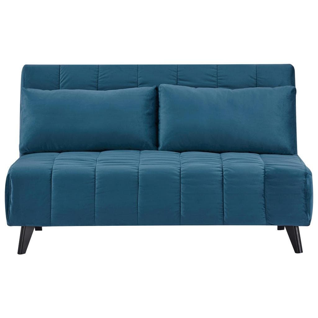 Carryhome Schlafsofa Dunkelblau 2-Sitzer
