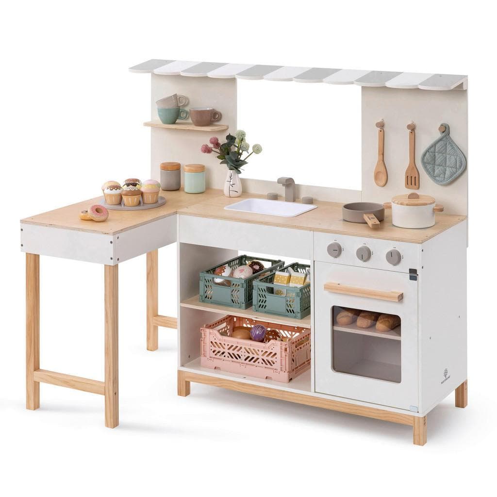 MUSTERKIND® Spielküche Robusta Holz, Kunststoff, FSC® - schützt Wald