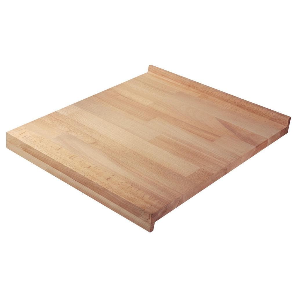 Carryhome Schneidebrett Buche Massiv 48x2x58 cm Nachwachsender Rohstoff