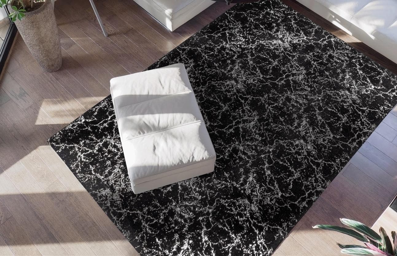 me gusta Teppich Bijou 225: Glänzender Hochflorteppich für Wohnzimmer