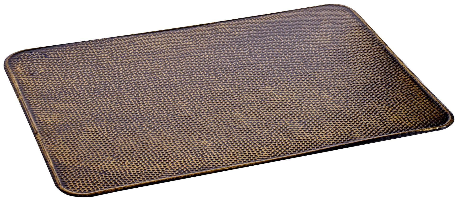 Firefix Bodenschutzplatte Messingfarben Blech 79,5cm