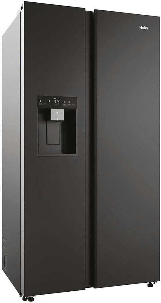 Haier Side-by-Side Kühlschrank HSW79F18DIPT Silber/Schwarz