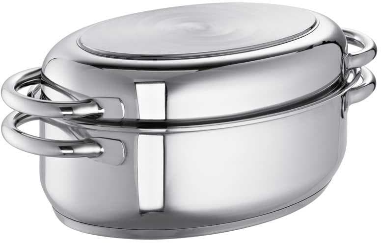 Schulte Ufer Multi-Bräter Silber Edelstahl Induktion 34 cm