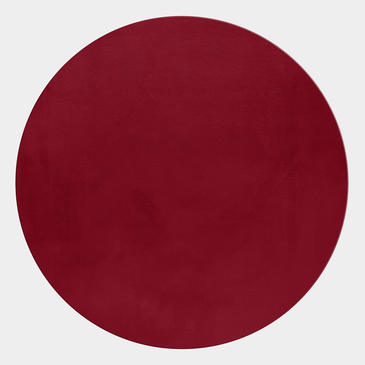 AYYILDIZ Teppiche POUFFY 5100 Hochflor-Teppich Rot Rund