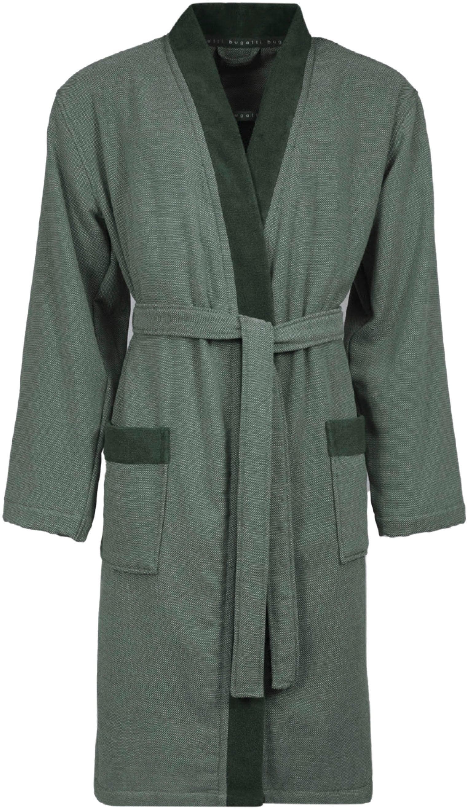 BUGATTI Herrenbademantel Francesco Kimono 100% Baumwolle Größe L