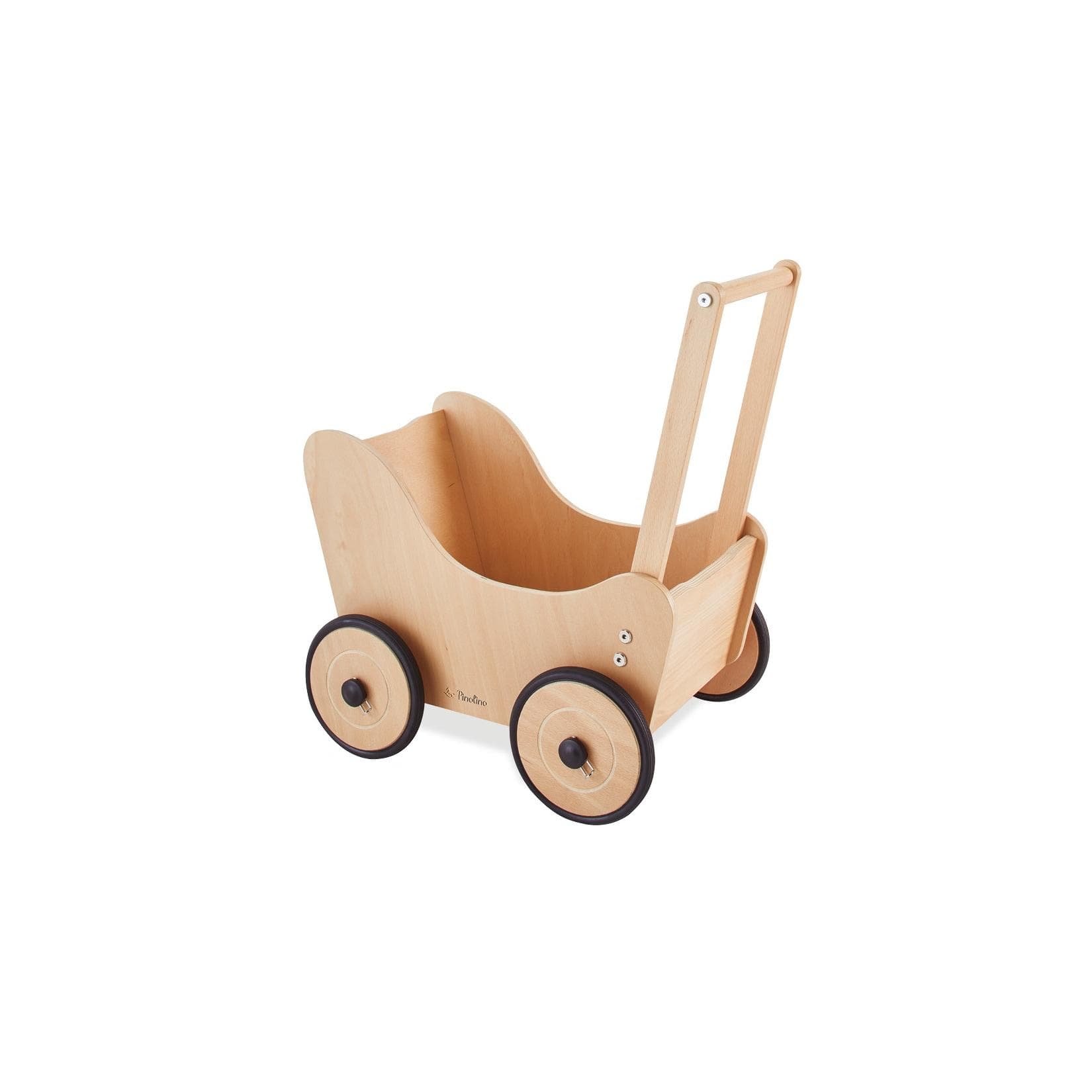 Pinolino® Puppenwagen Sarah - Massivholz mit verstellbarem Griff