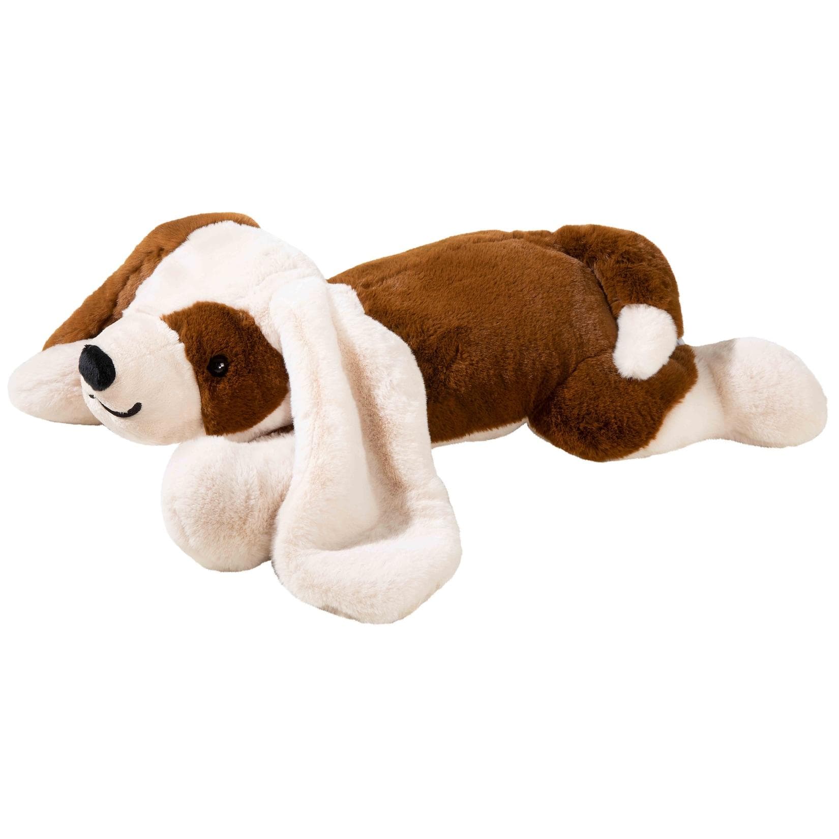 HEUNEC KUMA Plüschhund liegend Braun Beige