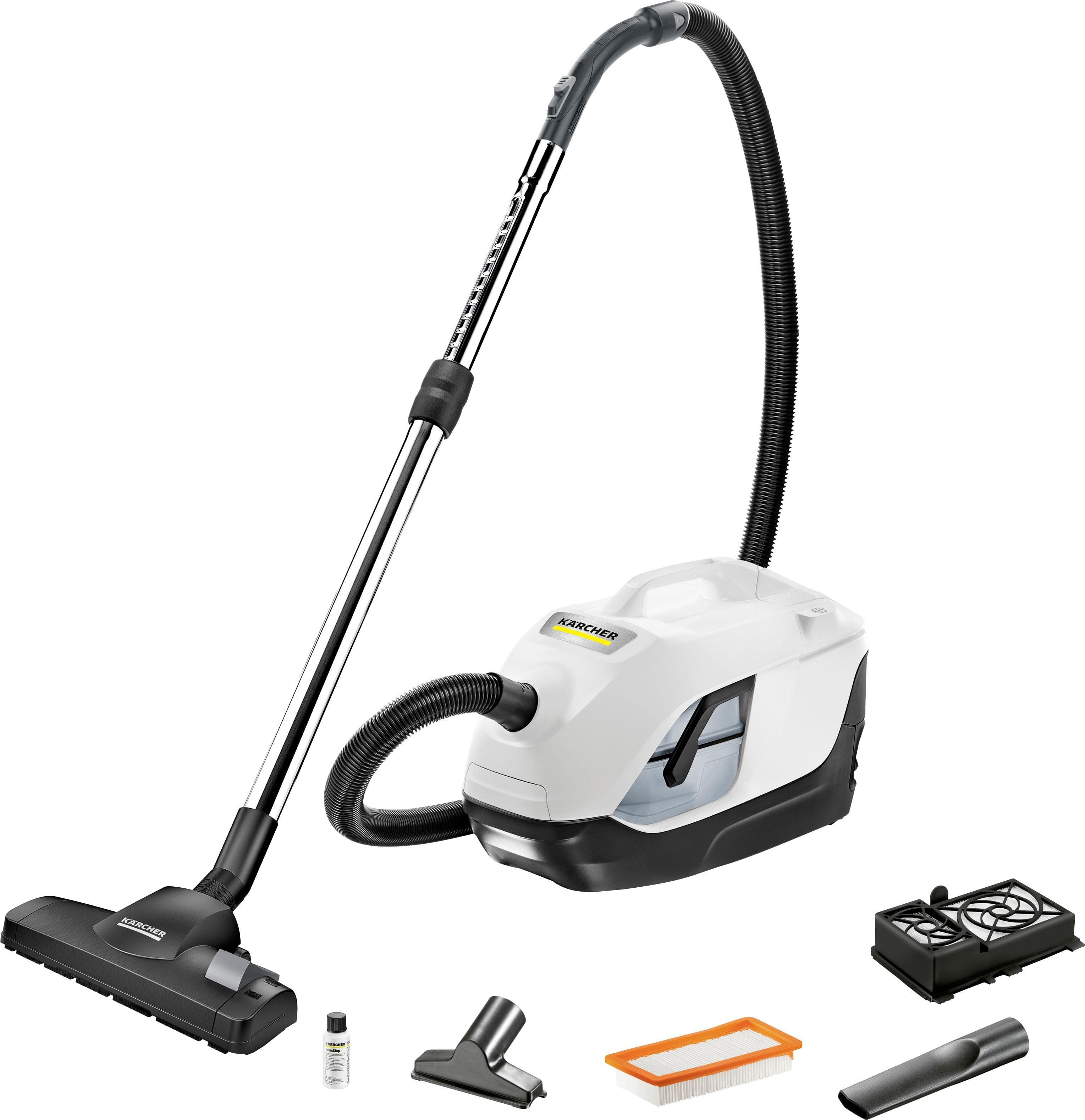 Kärcher Bodenstaubsauger DS Schwarz-Weiß mit Wasserfilter