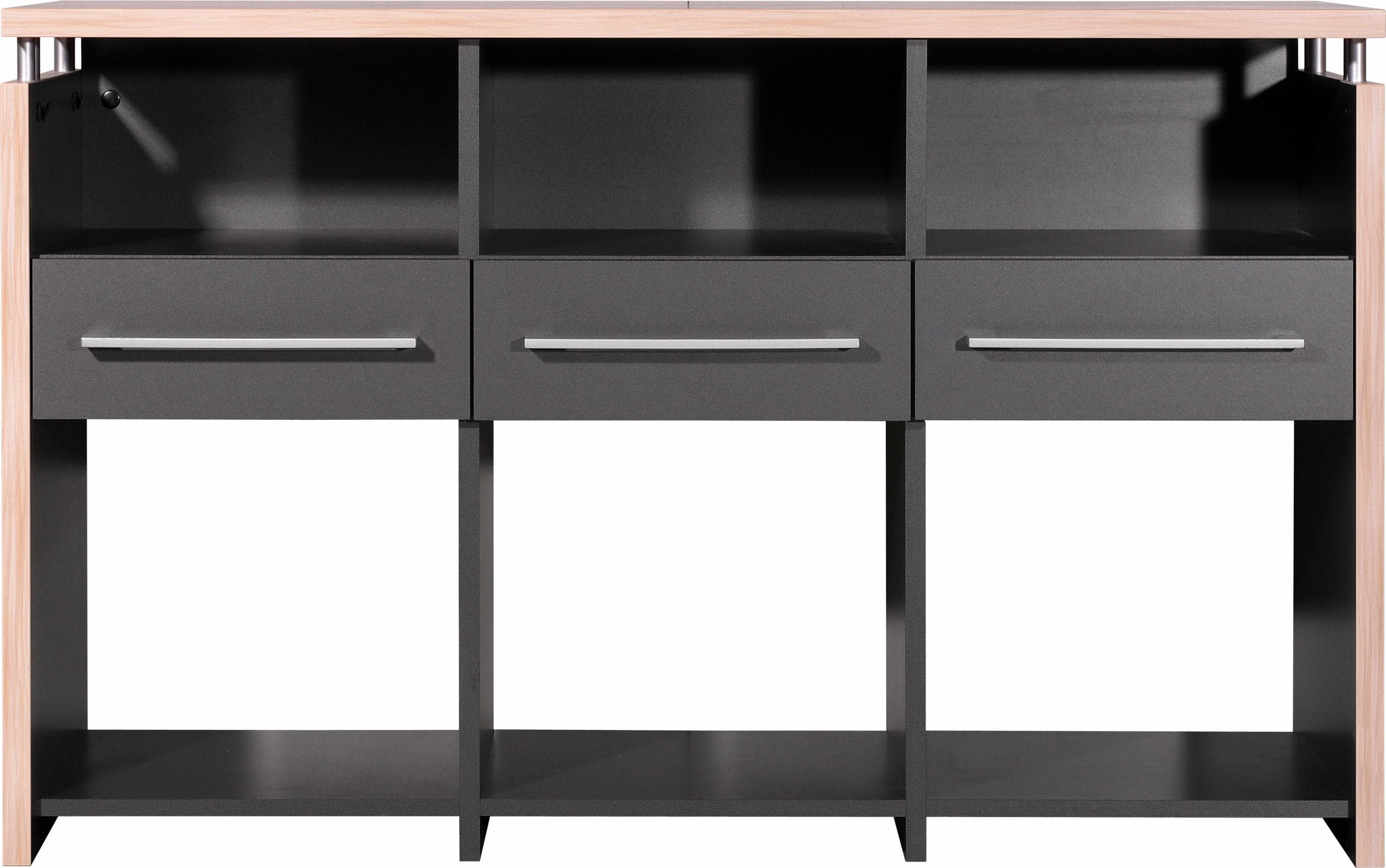 Schreibtisch GERMANIA GW-Duo Anthrazit 123x40 cm