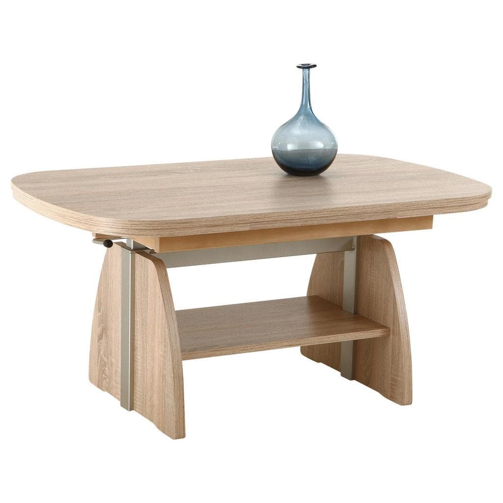 Ausziehbarer & Höhenverstellbarer Couchtisch mit Funktion