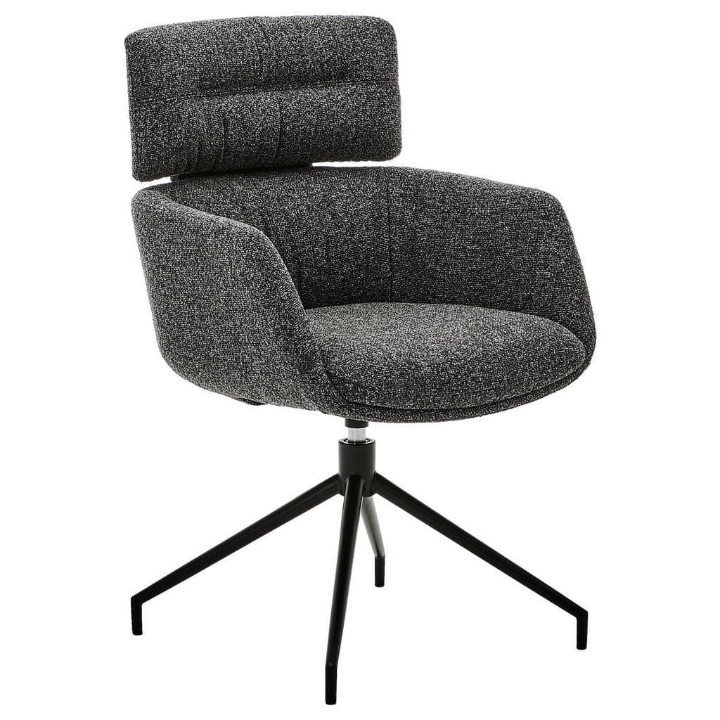 Dieter Knoll Armlehnstuhl Dunkelgrau Drehbar