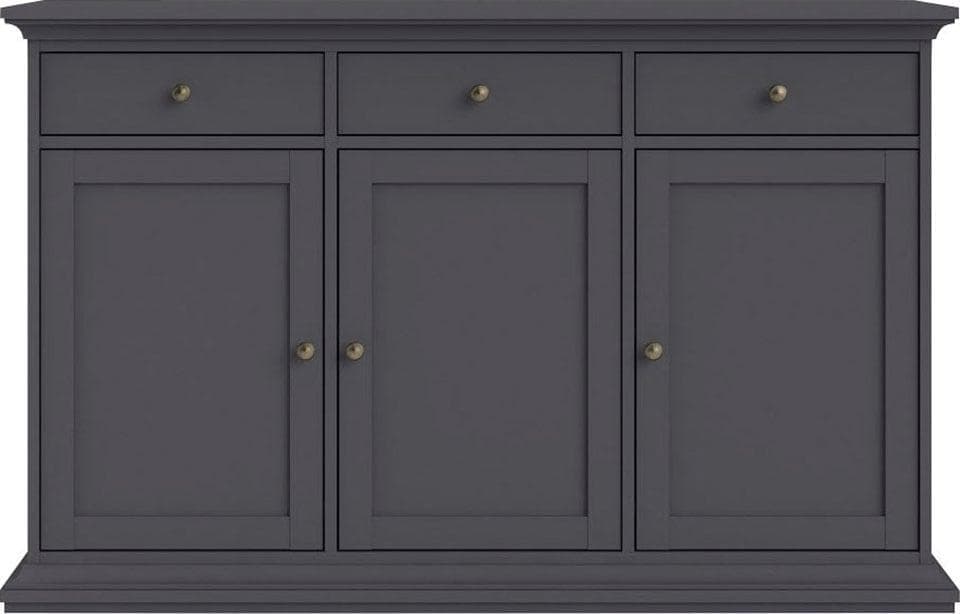 Kommode mit viel Stauraum und Rahmenoptik