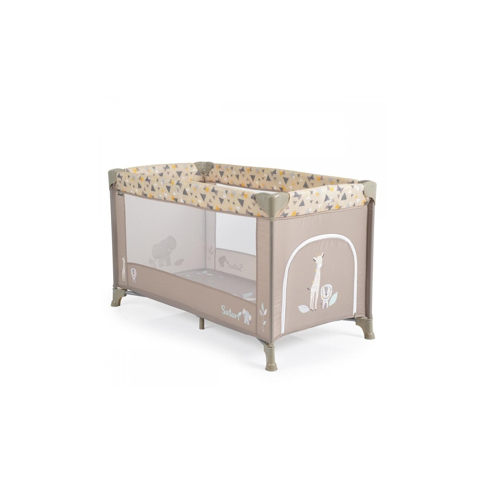 Moni Reisebett Safari Matratze Sichtfenster Seiteneingang Tragetasche Beige