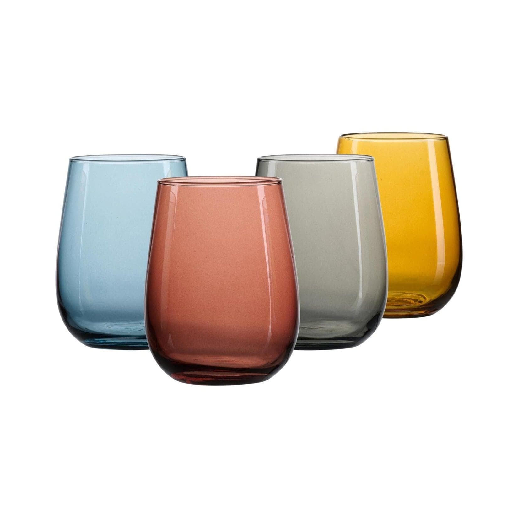 Ritzenhoff & Breker Palermo Trinkgläser 4er Set 475 ml Bunt