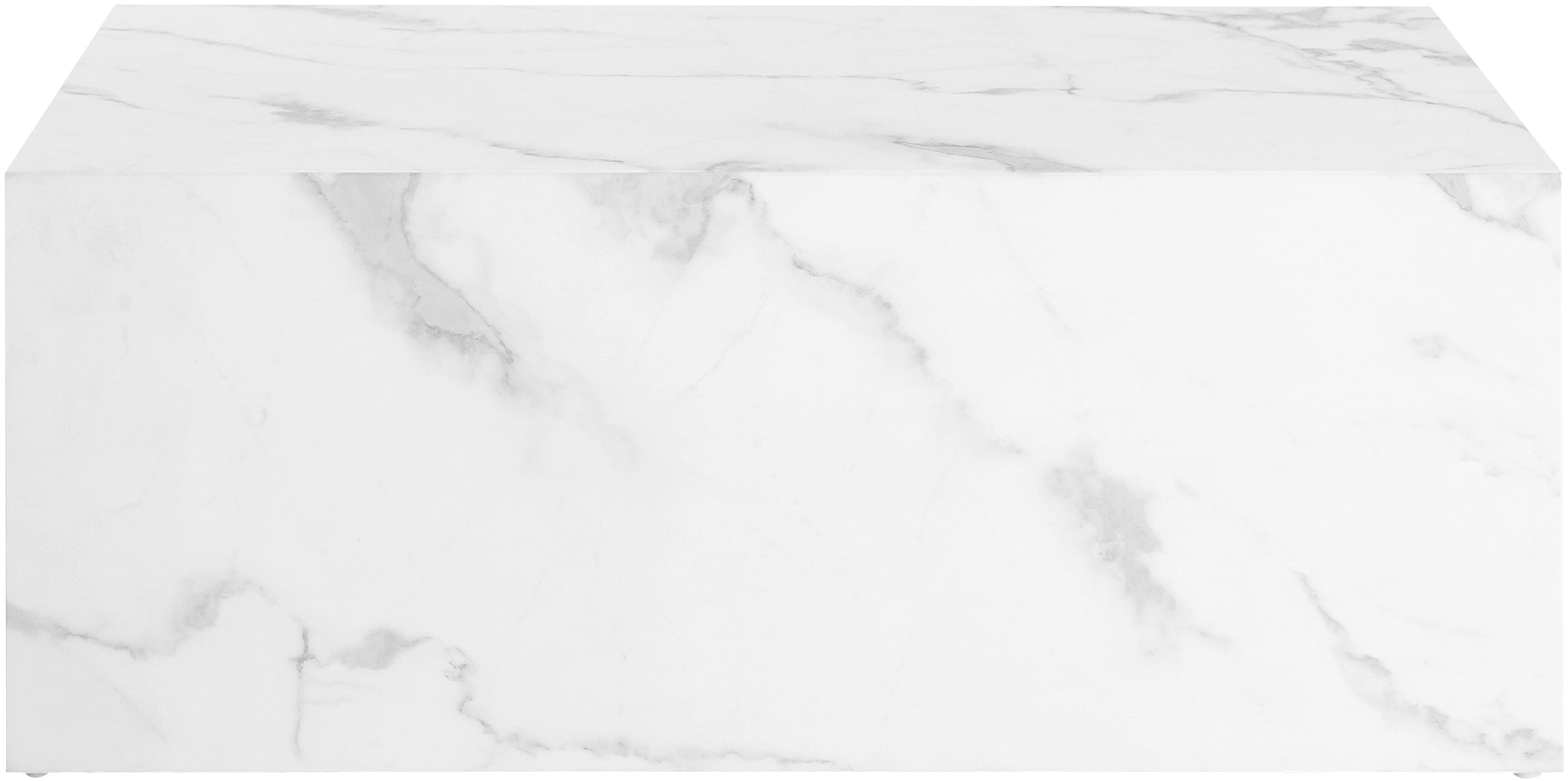 Marmor-Couchtisch | Elegante Optik in Travertin-Design