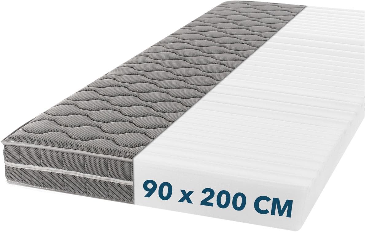 DI QUATTRO Visko Air Komfort Luxus Matratze Grau Wendematratze