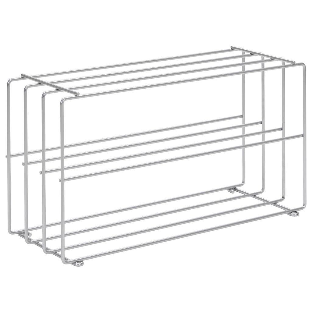 Schuhregal Metall Silber Chrom Stabilo