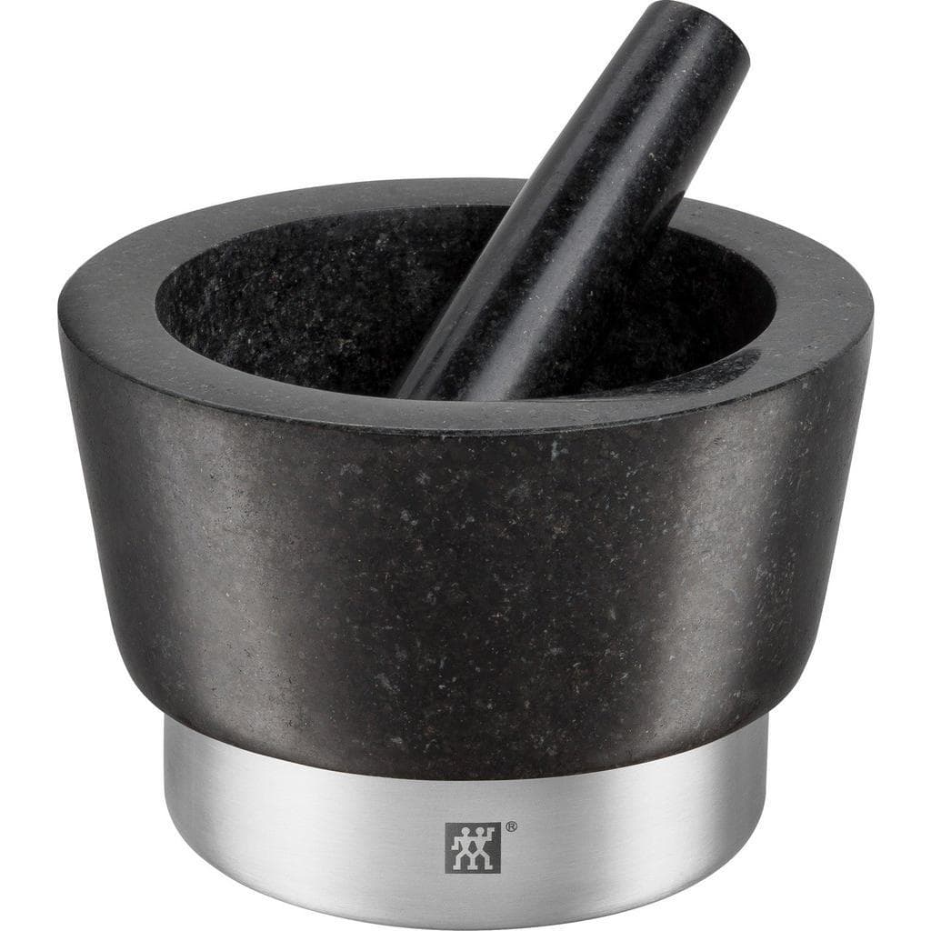 Zwilling Mörserset Spices Schwarz Stein