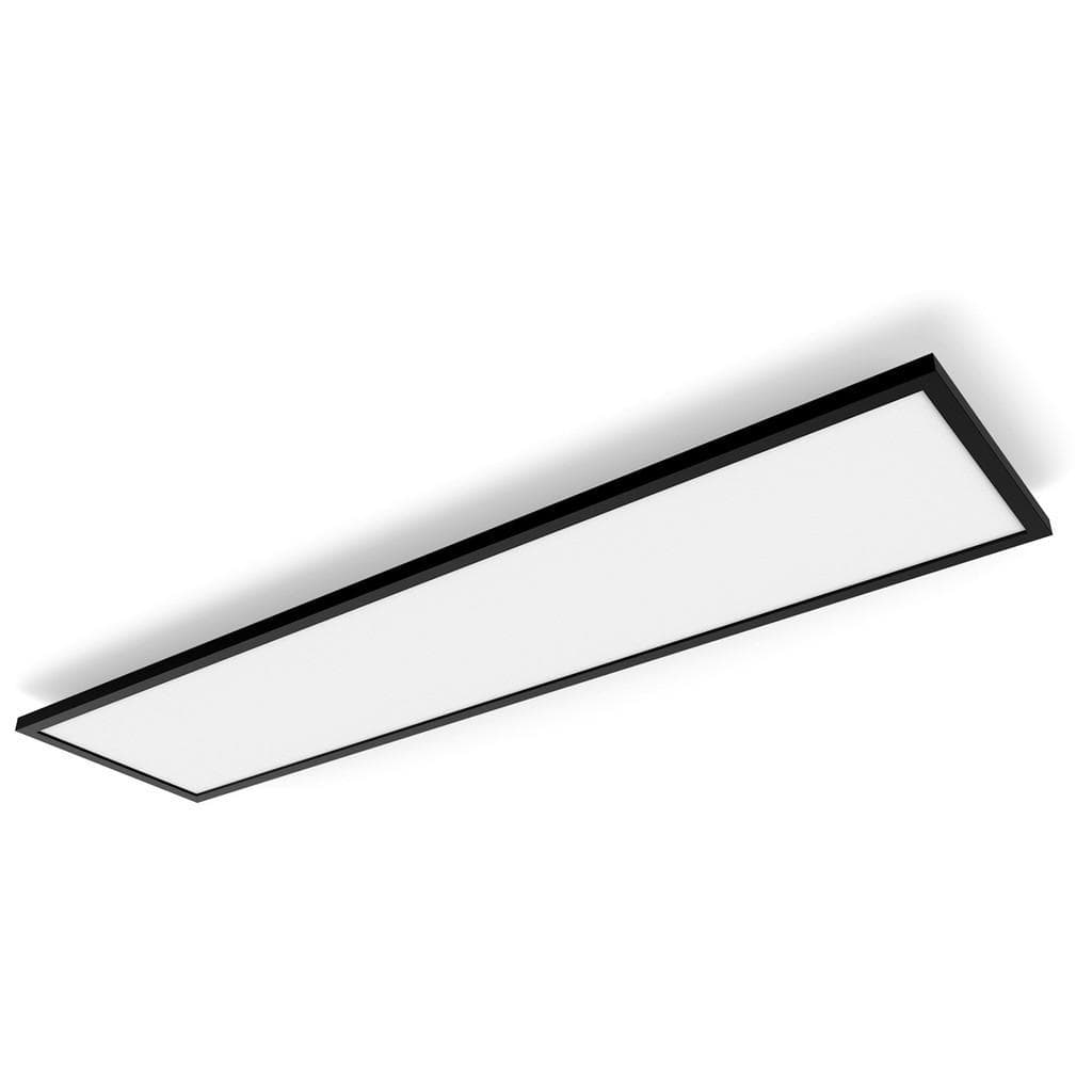 Philips Hue LED-Deckenpanel Aurelle 120x30 cm Schwarz