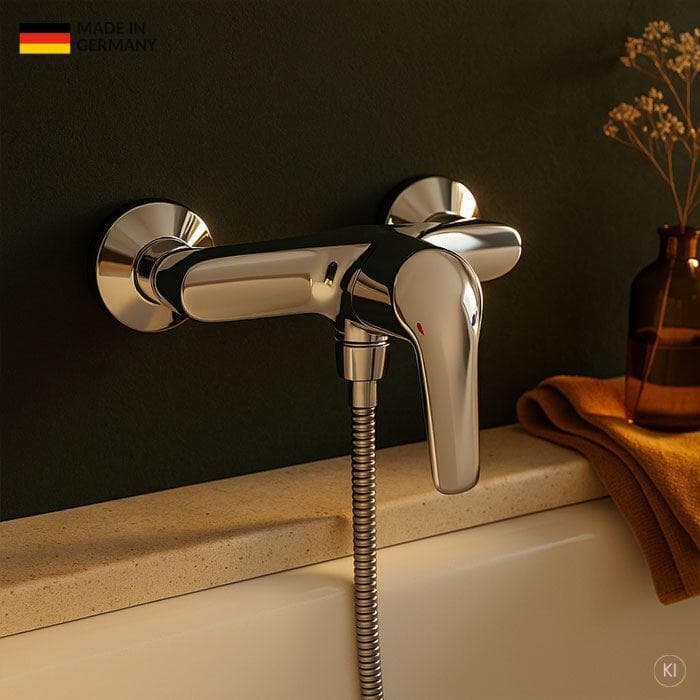 CARLDIX Duscharmatur Chrom Aufputz Einhebelmischer