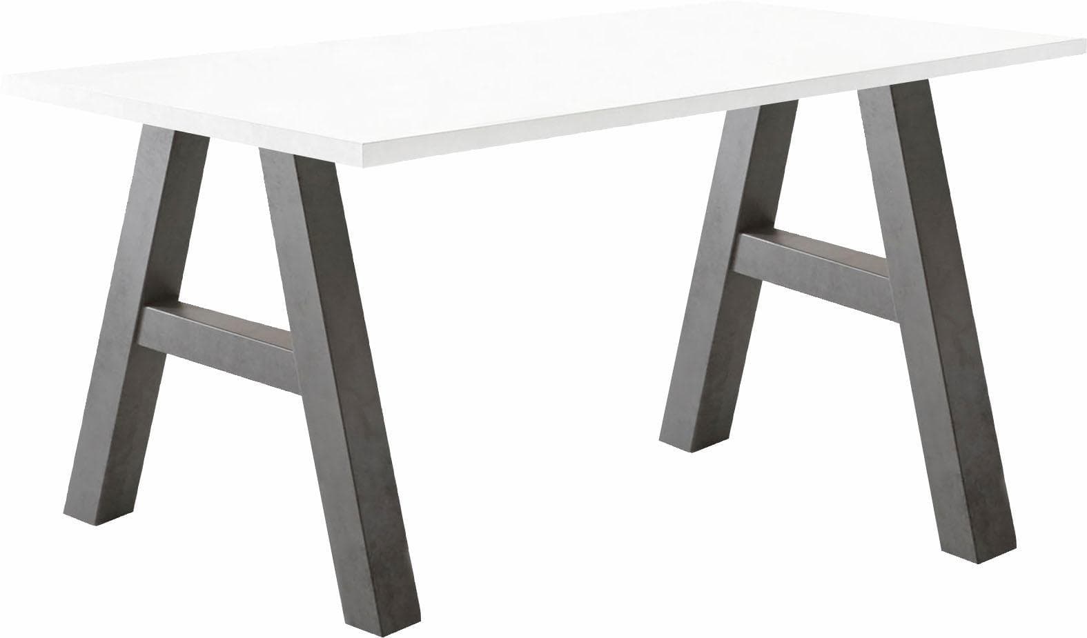 Mäusbacher Schreibtisch Mio Graphit Weiß Matt