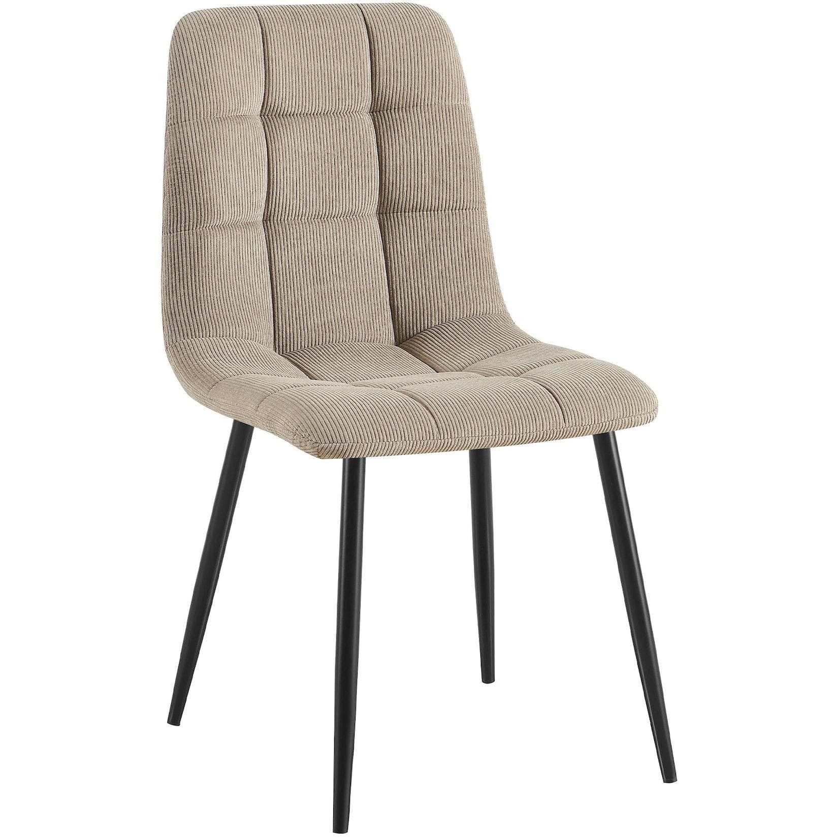 CLP Esszimmerstuhl Tilde, gepolsterter Küchenstuhl mit Metallgestell