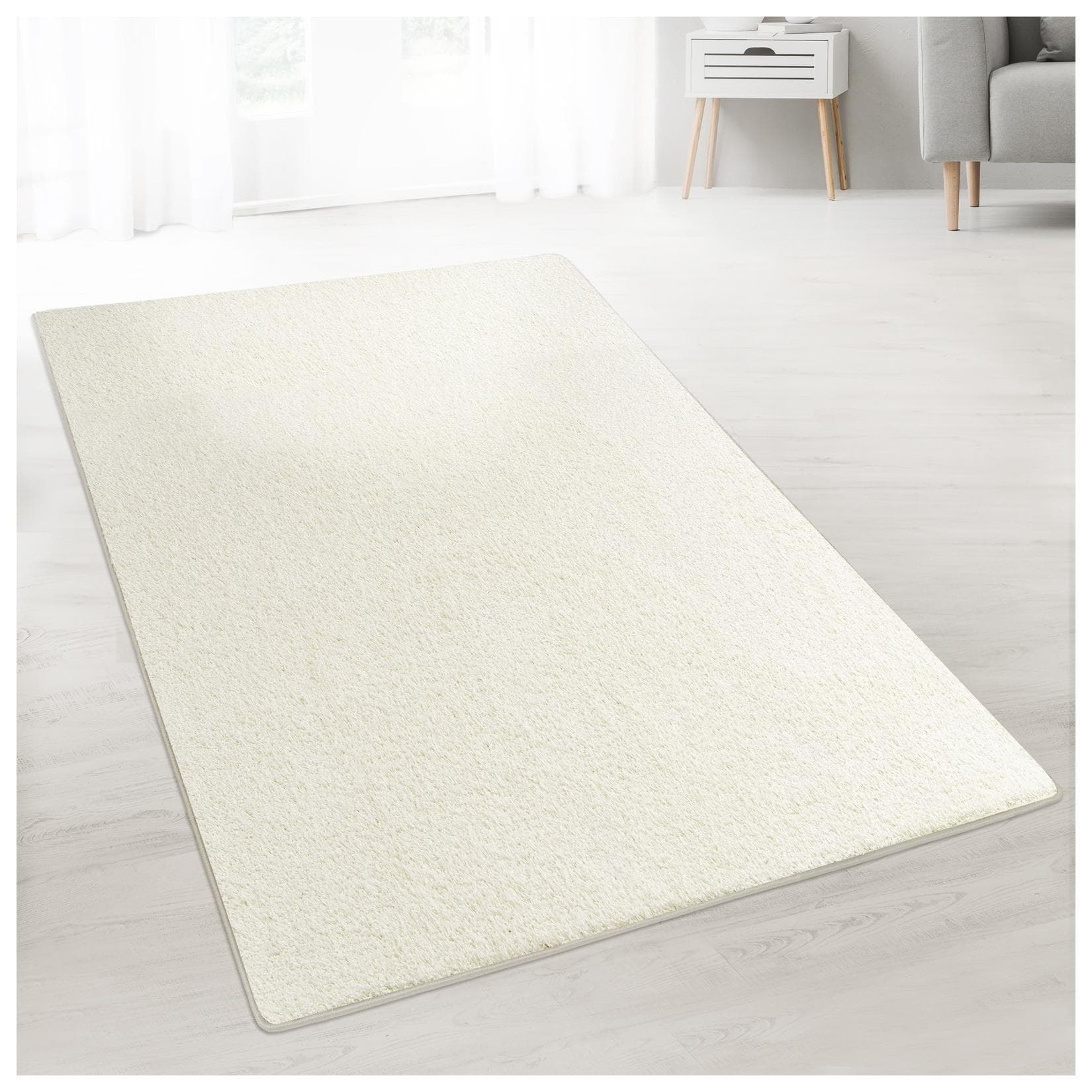 Karat homeliving Shaggy-Teppich Barcelona Creme Nach Maß