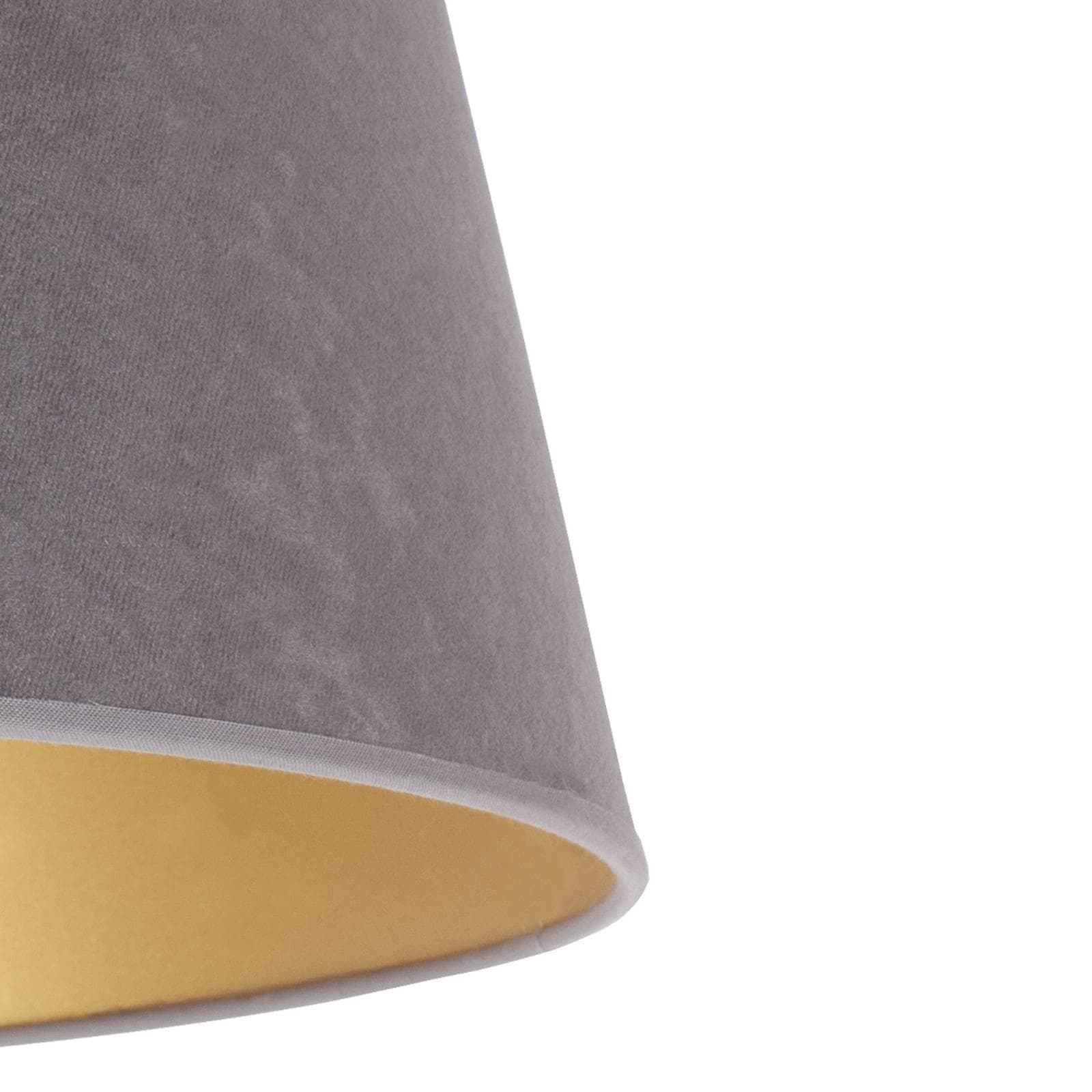 Duolla Lampenschirm Cone 18 cm Grau/Gold