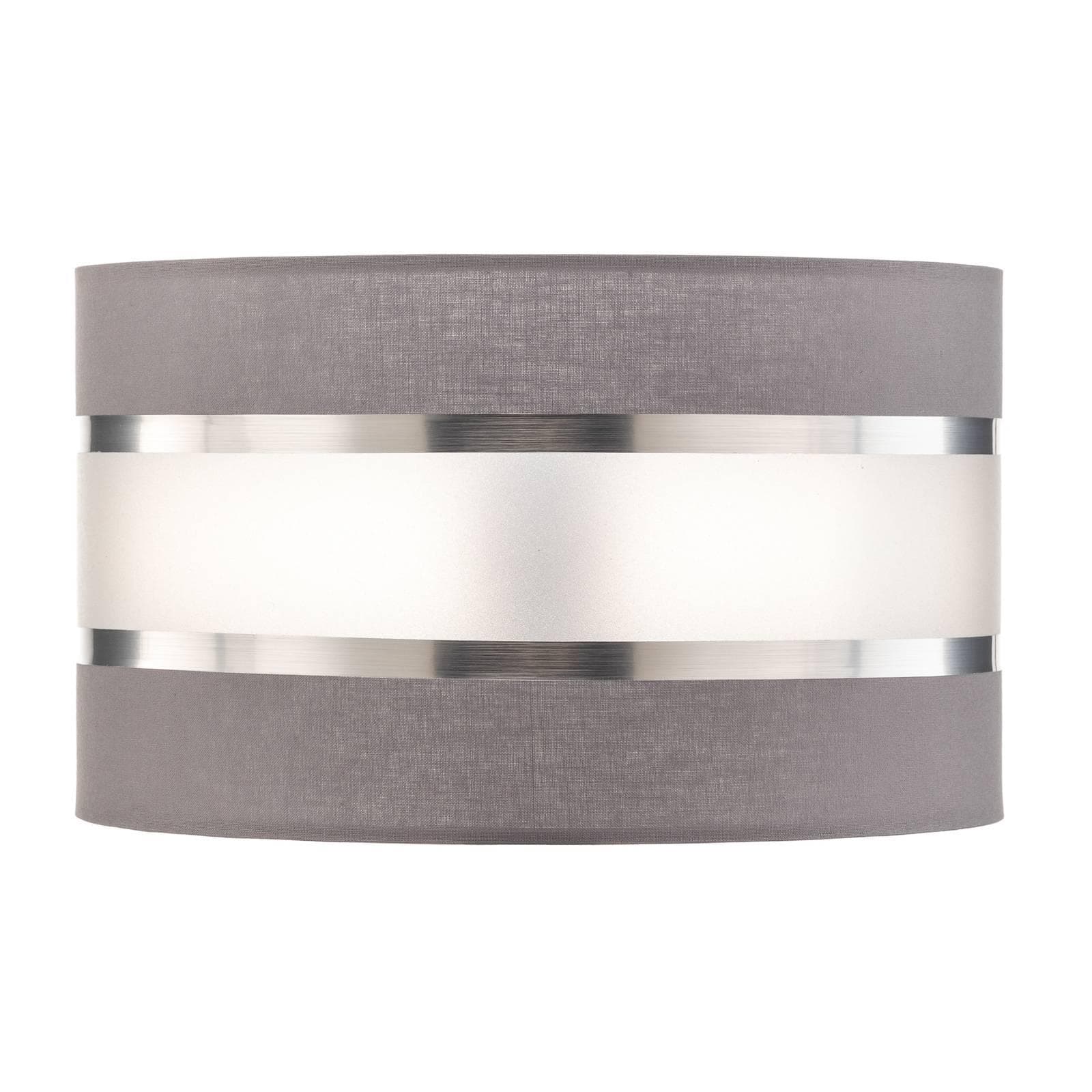 Lampenschirm Helen E27 Ø25cm grau/silber