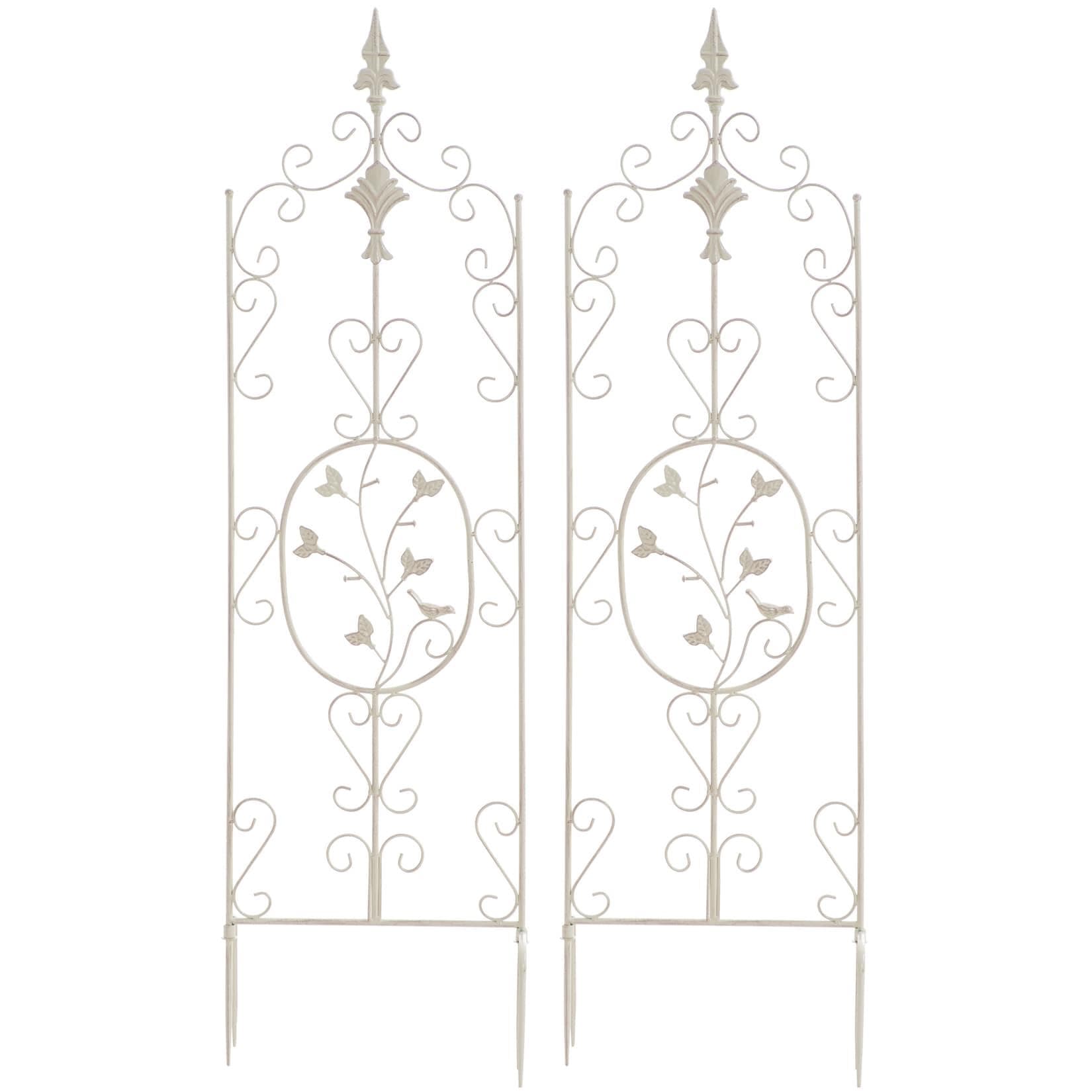 CLP 2er Set Pflanzen-Rankgitter Burgus Aus Eisen