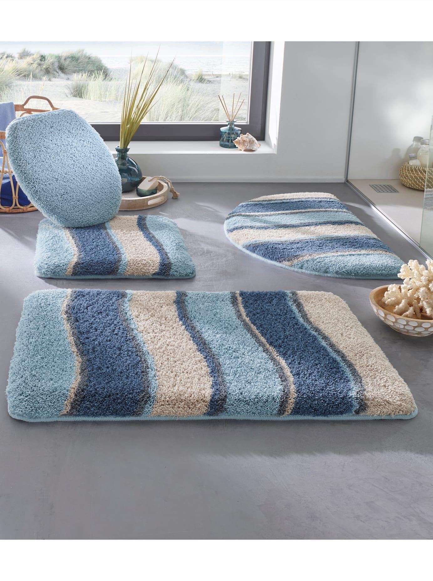 Badematte Hagemann Gemustert Mint